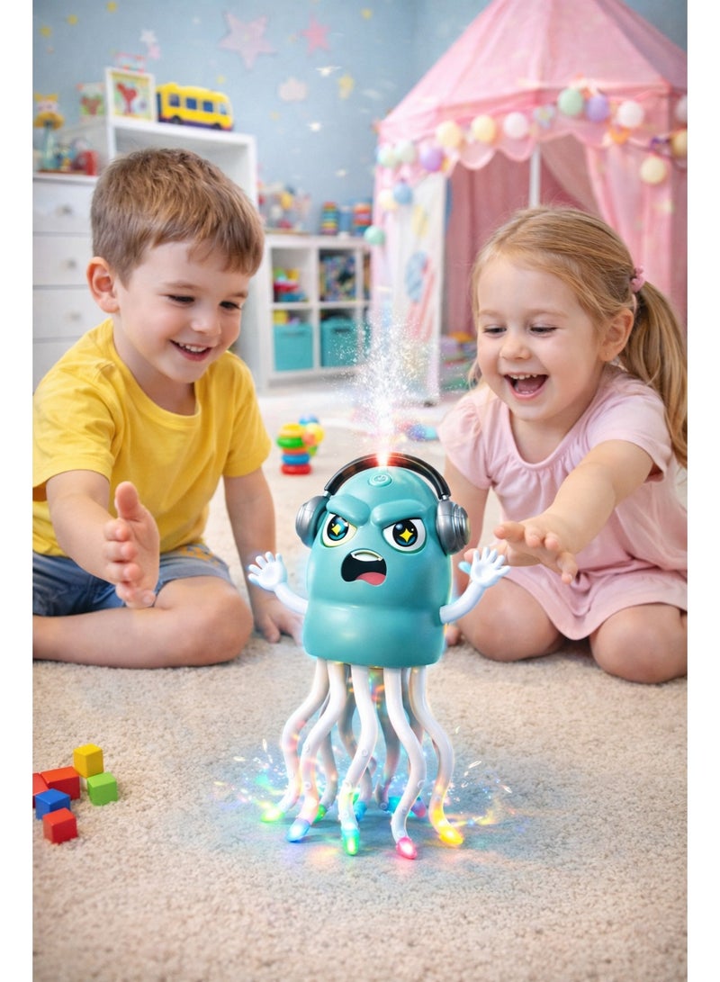 Luxury Electric Dancing Squid Toy For Kids With Lights, Music & Motion Sensor – Usb Rechargeable - Image 5